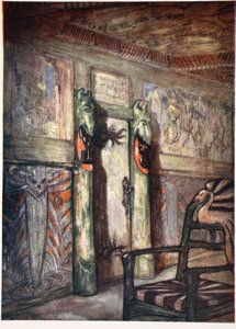 Kamer door Munthe in Holmencollen, 1905 door Nico Jungman