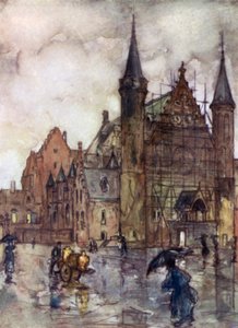 Het Binnenhof, Den Haag door Nico Jungman