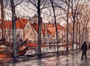De Haven, Den Haag, 1904 door Nico Jungman