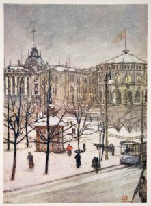 Het Parlement (Storthing), Christiania, 1905