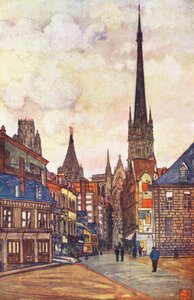 Een straat in Rouen door Nico Jungmann