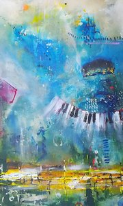 Abstracte pianomelodie door Nico Phooko