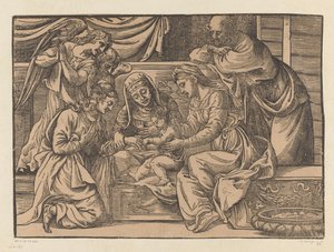 Mystieke huwelijk van de Heilige Catharina door Nicolò Boldrini