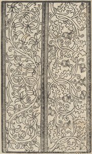 Esemplario di lavori, pagina 3 verso, Augustus 1529 door Nicolò Zoppino