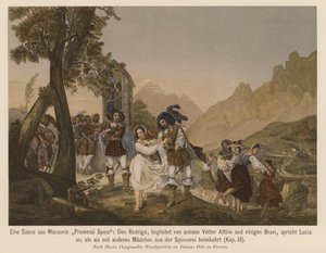 Scène uit Alessandro Manzoni