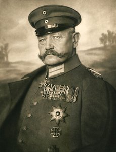 Portret van Paul von Hindenburg