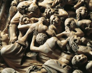 Het Laatste Oordeel (marmer) door Nicola Pisano