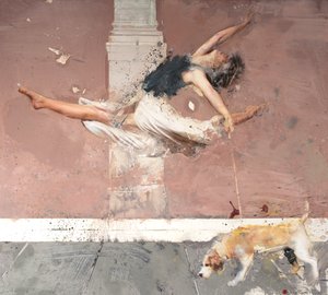 Ballerina met hond, 2021