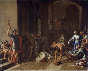 De onthoofding van Sint Johannes de Doper door Nicola Vaccaro door Nicola Vaccaro