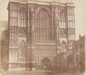 Westminster Abbey, voor mei 1845 door Nicolaas Henneman