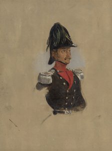 Portretstudie van kapitein J.J.P. van Munnick door Nicolaas Pieneman