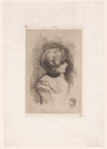 Portret van een onbekende vrouw
