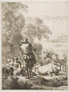 Herder die een Fluit Speelt