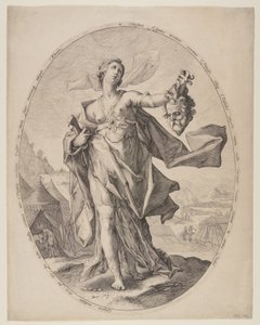 Judith met het hoofd van Holofernes door Nicolaes Braeu