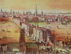 Oude London Bridge, detail uit 