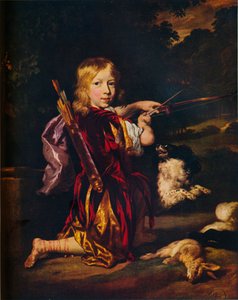 Jongen met bogen en pijlen, c1670