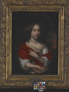 Portret Van Een Jonge Dame door Nicolaes Maes