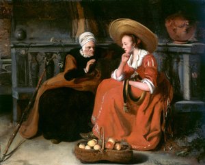  door Nicolaes Maes