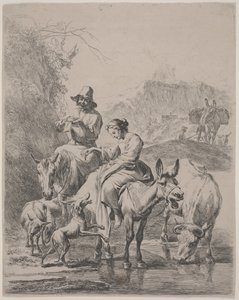 Rivieroversteek door Nicolaes Pietersz. Berchem
