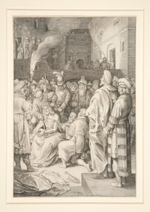 Kroning met doornen (Passie Serie) door Nicolaes de Bruyn