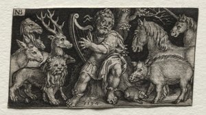 Orpheus die de dieren betovert