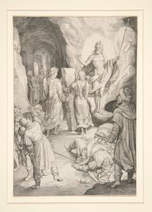 De opstanding (Passieserie) door Nicolaes de Bruyn
