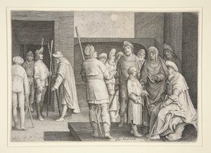 De Tweede Droom van Jozef door Nicolaes de Bruyn