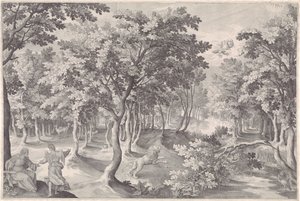 Vijfde visioen van Ezra door Nicolaes de Bruyn