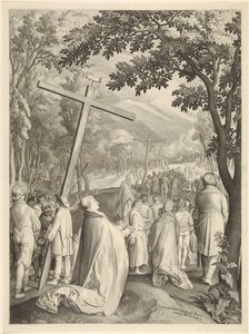Zweetdoek van Veronica (Passie van Christus) door Nicolaes de Bruyn