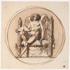 Allegorie op gerechtigheid. Studie voor een reliëf op het Vrijheidsmonument