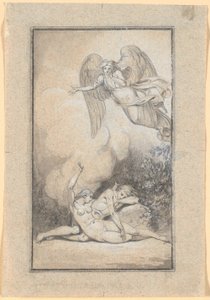 De schepping van Eva door Nicolai Abildgaard
