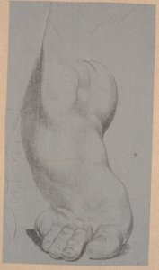 Studie van een voet door Nicolai Abildgaard