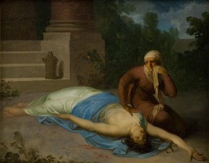 De stervende Messalina en haar moeder