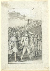 Ontwerp voor illustratie bij Johs. Ewalds verhaal "De tempel van geluk. Een droom" in de uitgave van zijn verzamelde werken door Nicolai Abildgaard