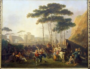 Dorpsdans door Nicolas Antoine Taunay