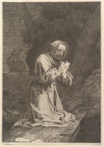Sint Franciscus van Assisi door Nicolas Bazin