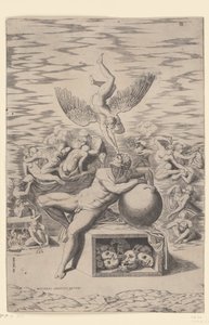 De droom door Nicolas Beatrizet (attributed to)