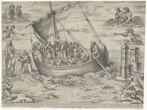 Roeping van Petrus door Nicolas Beatrizet