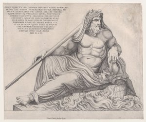Speculum Romanae Magnificentiae: De oceaangod, 1560