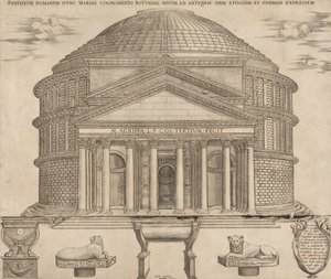 Speculum Romanae Magnificentiae: Het Pantheon, 1649