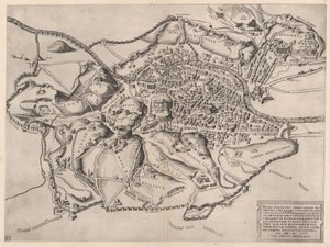 Speculum Romanae Magnificentiae: Uitzicht op Rome vanuit het oosten