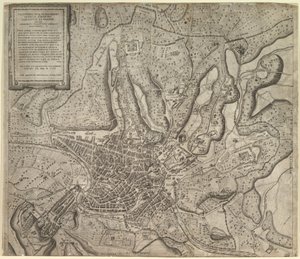 Speculum Romanae Magnificentiae: Uitzicht op Rome vanuit het westen