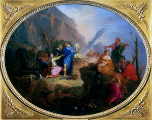 Noachs offer, c1688-1736 door Nicolas Bertin