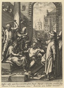 De kroning met doornen, uit De Passie van Christus, midden 17e eeuw