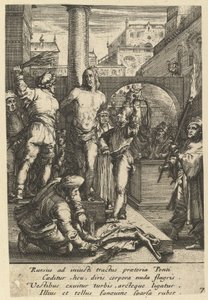 De geseling van Christus, uit De Passie van Christus