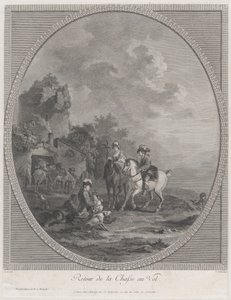 Terugkeer van de jacht, 1786 door Nicolas Colibert