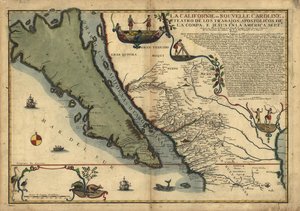 La Californie ou Nouvelle Caroline - theater van de werken, Apostolische werken van de Compa. e Jesus in America Septe. LOC 96686640