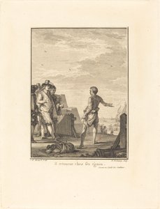Toespraak over de Gelijkheid van Condities: Hij Keert Terug naar zijn Gelijken door Nicolas Delaunay after Jean Michel Moreau