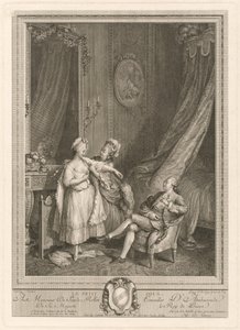 De Kleine Dag door Nicolas Delaunay after Sigmund Freudenberger