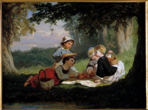 Le gouter champetre door Nicolas Edward Gabe